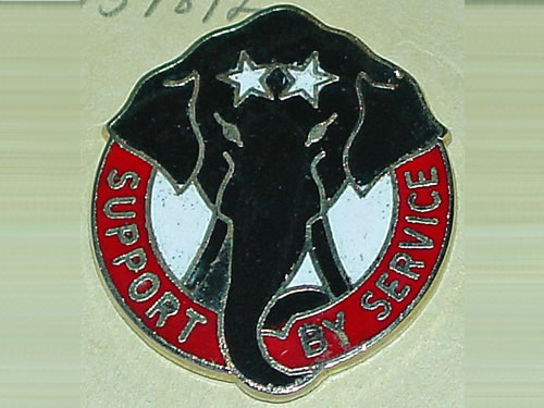 Unit Crest of the 36th Transportation Battalion.
